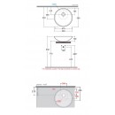 Кръгла Стояща Мивка Ø50см. VANITY BASINS